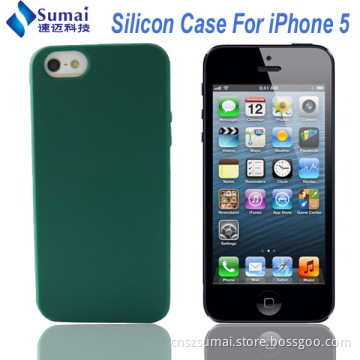 Mobile Phone Cover for iPhone 5 Soft Silicone Phone Case (SMIP5-49)